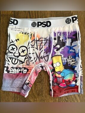 PSD X The Simpsons Bart Bomb Boxers Youth